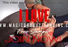 she's home alone, preparing for intense poundtown action