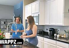 cougars kiki daire and natasha nice surprise stepsons with intense fucks