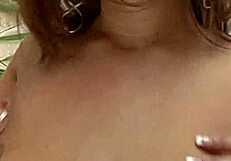 hot milf flaunts her dripping wet pussy and huge boobs in homemade scene