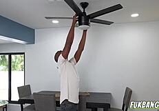 Monster Cock in Round Booty!! Blonde Petite Teen Gets Hardcore Fucking and Deepthroat Kissing