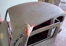 Brazilian Amateurs In Car With Old And Young Friends Have Fun