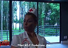 milf threesome in hospital with doctor and nurse