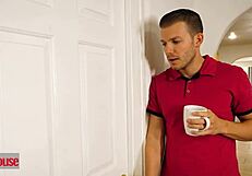 Long-haired step niece bent over in dog house for deep pussy fucking by horny uncle