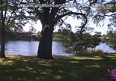 Iowa coeds embark on a daring streaking adventure during their Florida vacation