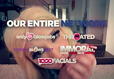 Petite blonde sucks sex ed tutor's dick