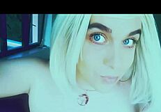 Tranny Babe Veronica Mix Shakes Ass in Alien Fetish Dress