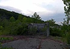 Sexy Russian Slut Gets Horny And Cheats On Her Boyfriend With A Stranger In Public View