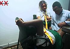 students teach head teacher intense pussy fucking