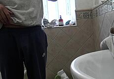 Stepmother MASTURBATES While WATCHING Stepson!