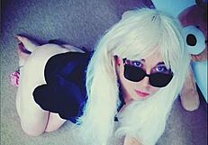 Tranny Babe Veronica Mix Shakes Ass in Alien Fetish Dress