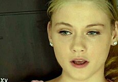 Eighteen year old Hannah Hays poses in uniform for modeling photos, so tempting