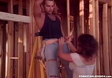 Ashlyn Gere tag teamed in threeway classic porn scene