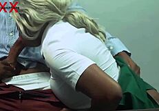 students teach head teacher intense pussy fucking