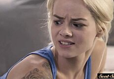 Stepsister doggystyled and sprayed with cum