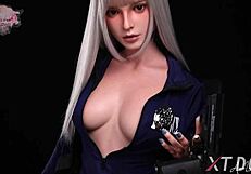 Hannah Blonde Slut Police Officer Naked Body Xtdoll Sexdoll 164C