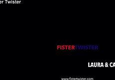 laura and cayla fisting fun 😈