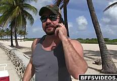 Hot teen shares cum with friend on spring break, she says eagerly