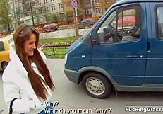 I wore glasses while bathing in the pool with a sexy coed