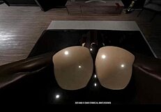 after the party, the big black cock dominated the big ass and tits