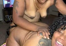 Intense Doggystyle Faces Of Ebony Bbw Girlfriend In Rough Lesbian Session