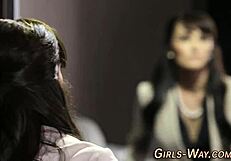 Girls exploring each other in high definition on girlsway