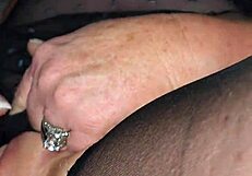 Wife Cheats with Big Cock Dildo Fucking Her Wet Shaved Pussy