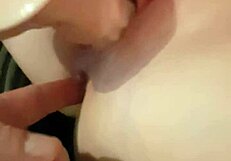 girlfriend having fun with dildo toys 😏