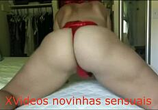 Big tits woman twerking seductively