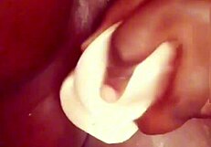 ebony solo masturbation with dildo goes viral