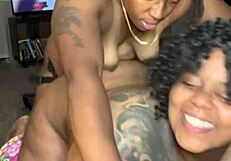 Intense Doggystyle Faces Of Ebony Bbw Girlfriend In Rough Lesbian Session