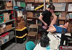 i banged that blonde shoplifter's pussy hard