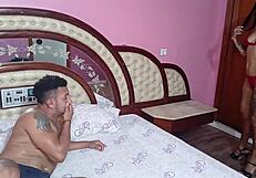 I took a tattooed petite latina to fuck her ass in the hotel