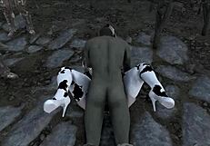 Elfs & Orcs Ride Monster in Bondage