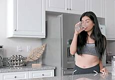 Stepsister Caught Helping With Handjob And Anal