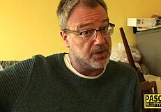 Ebony submissive THROATED!