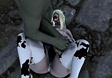 Elfs & Orcs Ride Monster in Bondage