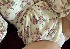 Daddy's little sexy teen princess returns from school for a fetish show with lollipop in pink pussy, featuring Arabian Snowwhite with big boobs, amateur in Los Angeles USA