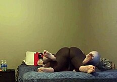The BBW wife says, 'I'm fucking my secret black lover in missionary.'