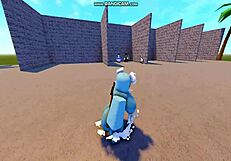 Whoreblox game - gangbang moment 11