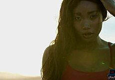 Two Amazing Ebony Models Show Off For Playboy