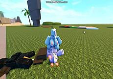 Whoreblox game - gangbang moment 11