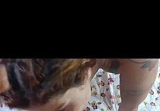 I KNEW my naughty neighbor would SPY, so I PREPARED to GIVE him my PUSSY bareback