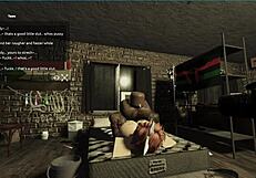 a redhead pawg takes a big black cock in her slutty pussy during rough sex