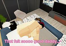 couple fucks hard in roblox