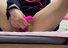 First vibrator use, cumming hard!