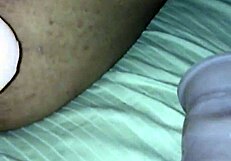 Watching My Hot Bbw Latin Girlfriend Try Two Big Dildos