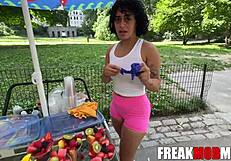 Latina Overwhelmed By Desire Quits Job For Porn