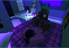 Viper fucks Candy and her demi-human kittens