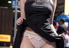 Show Me Your Panties Under Skirt?