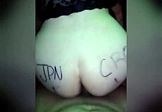 Amateur anal double penetration during Japan-Croatia World Cup match